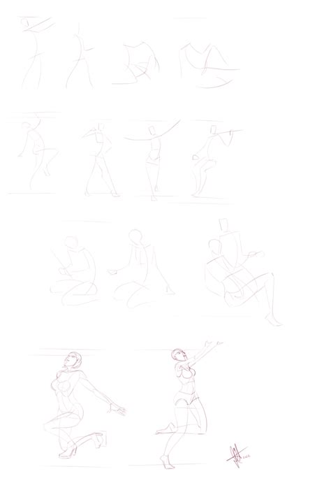 adorkastock|quick poses gesture drawing.